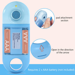 Momfree Baby Nail Trimmer with LED light for visibility during trimming.