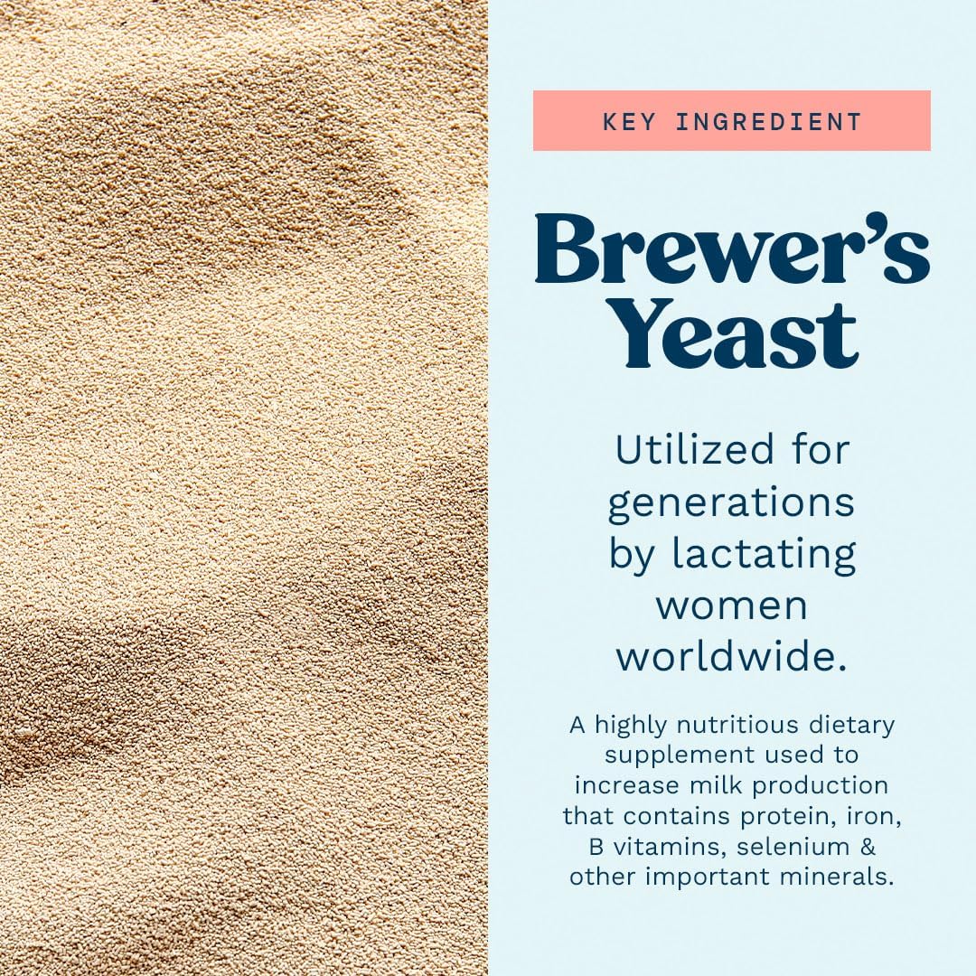 Gluten-free brewers yeast powder for breastfeeding moms by Mommy Knows Best.