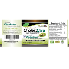 Moms For Nutrition PlantSterols CholestCare capsules view showing 90-count bottle