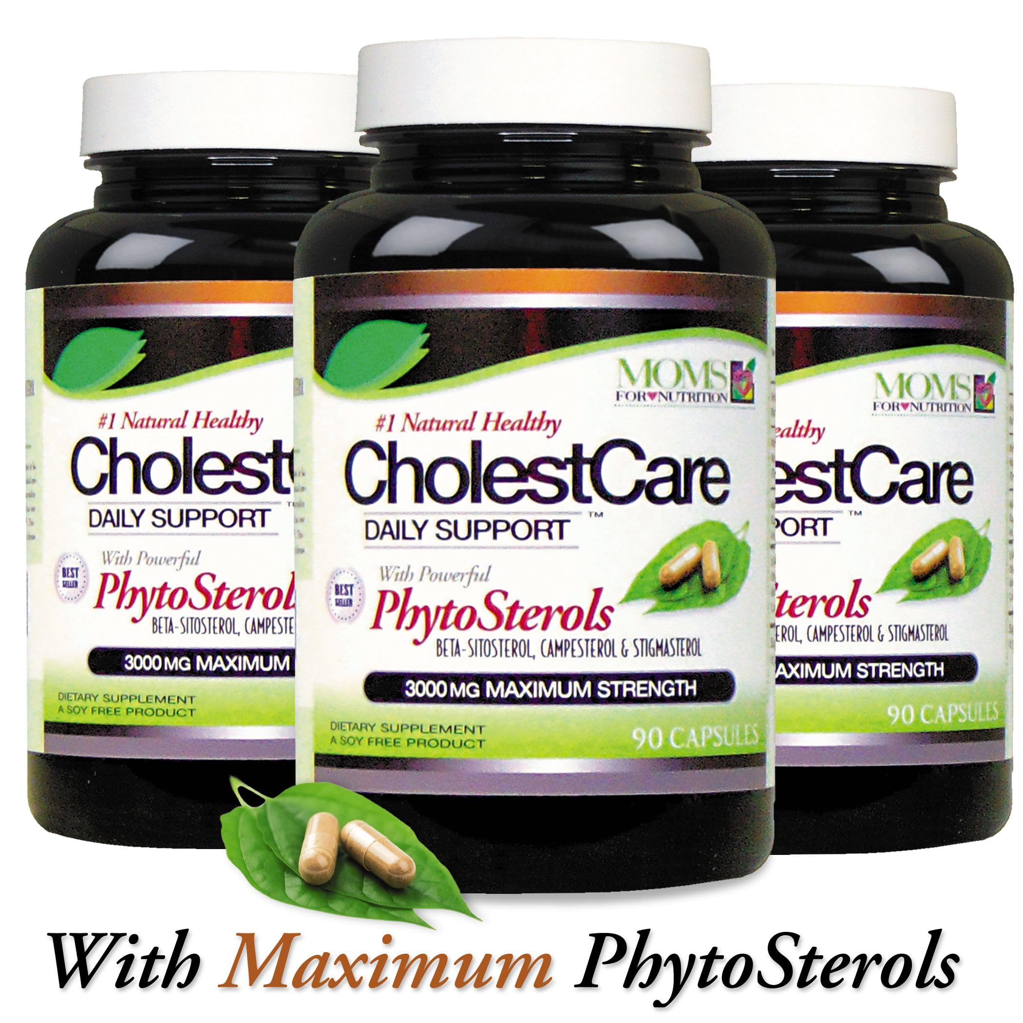 Moms For Nutrition PlantSterols CholestCare packaging design and branding
