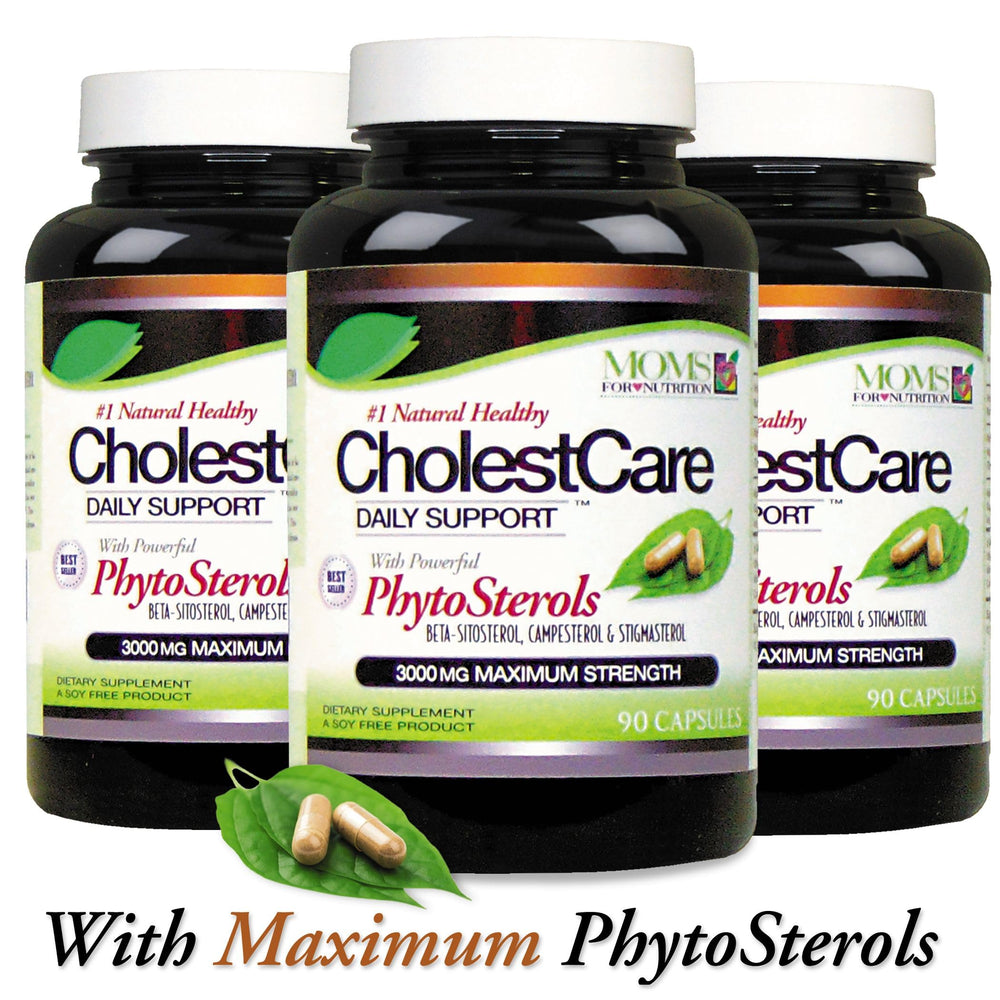 Moms For Nutrition PlantSterols CholestCare packaging design and branding