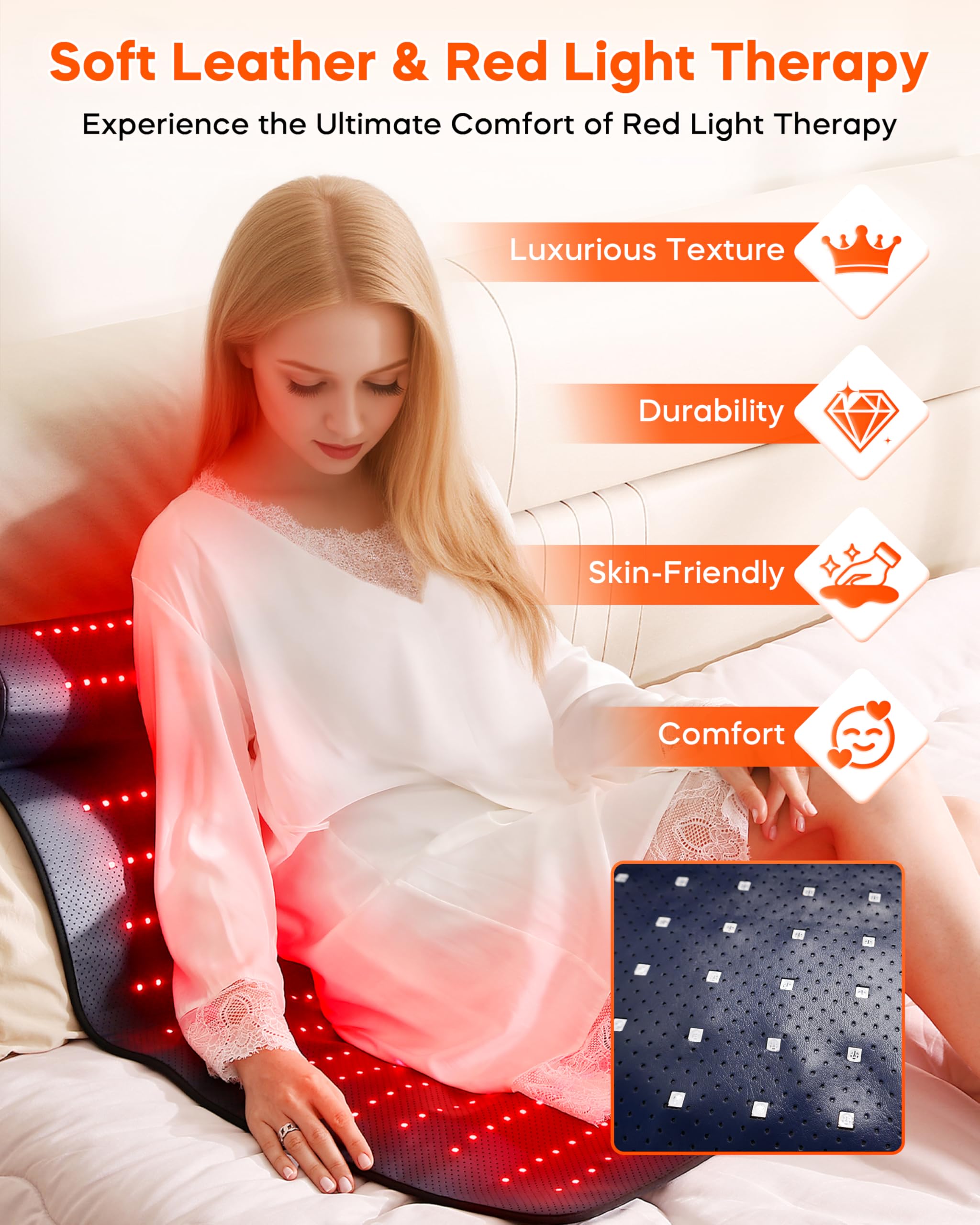 Monaggio Upgrade high irradiance output supports efficient at-home phototherapy sessions