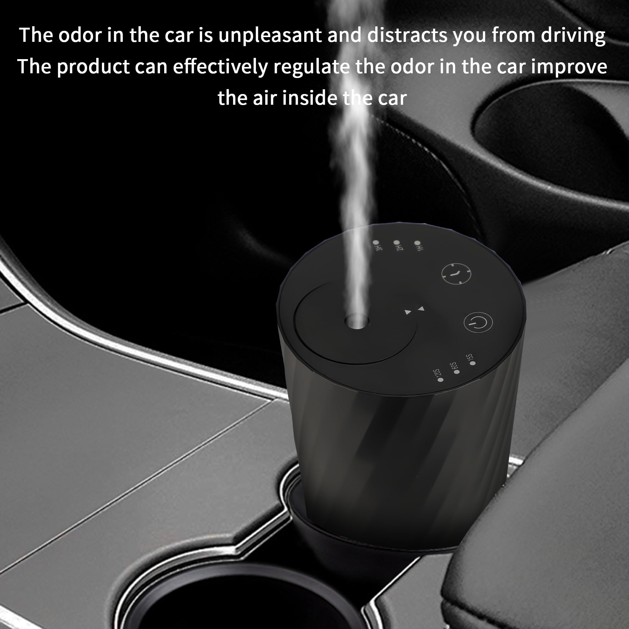 Moncer diffuser front LED indicator communicates status for easy use.