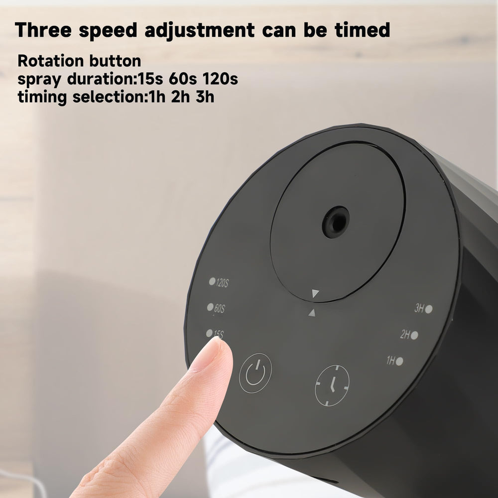 Moncer diffuser rechargeable battery provides cordless convenience anywhere.
