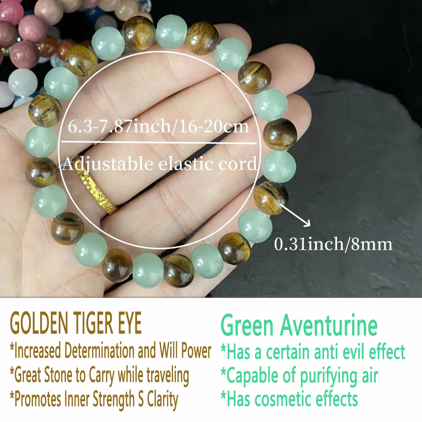 Money Feng Shui Bracelet with golden protection sticker accompanies you anywhere.