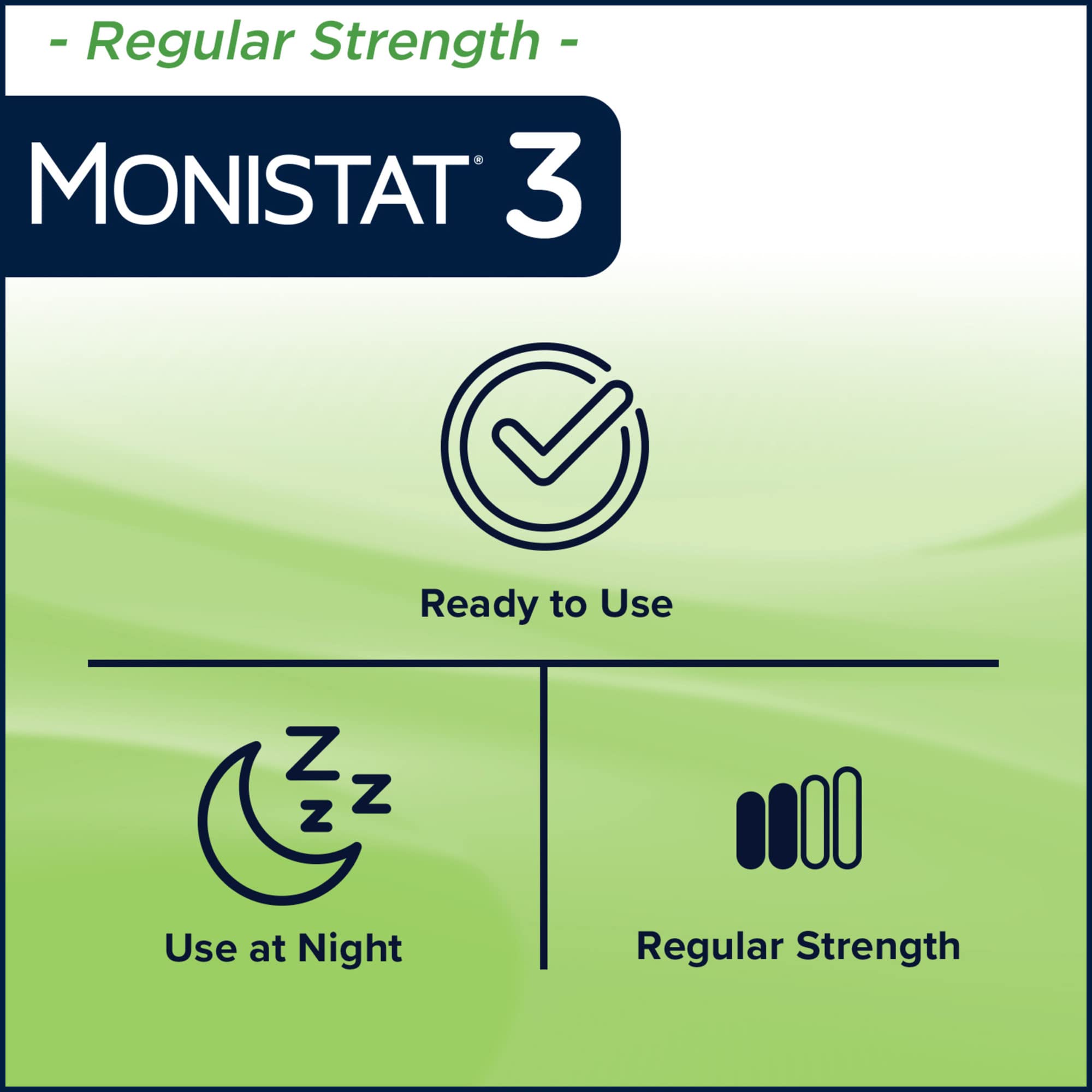 Monistat 3-Day relief claims: faster symptom comfort