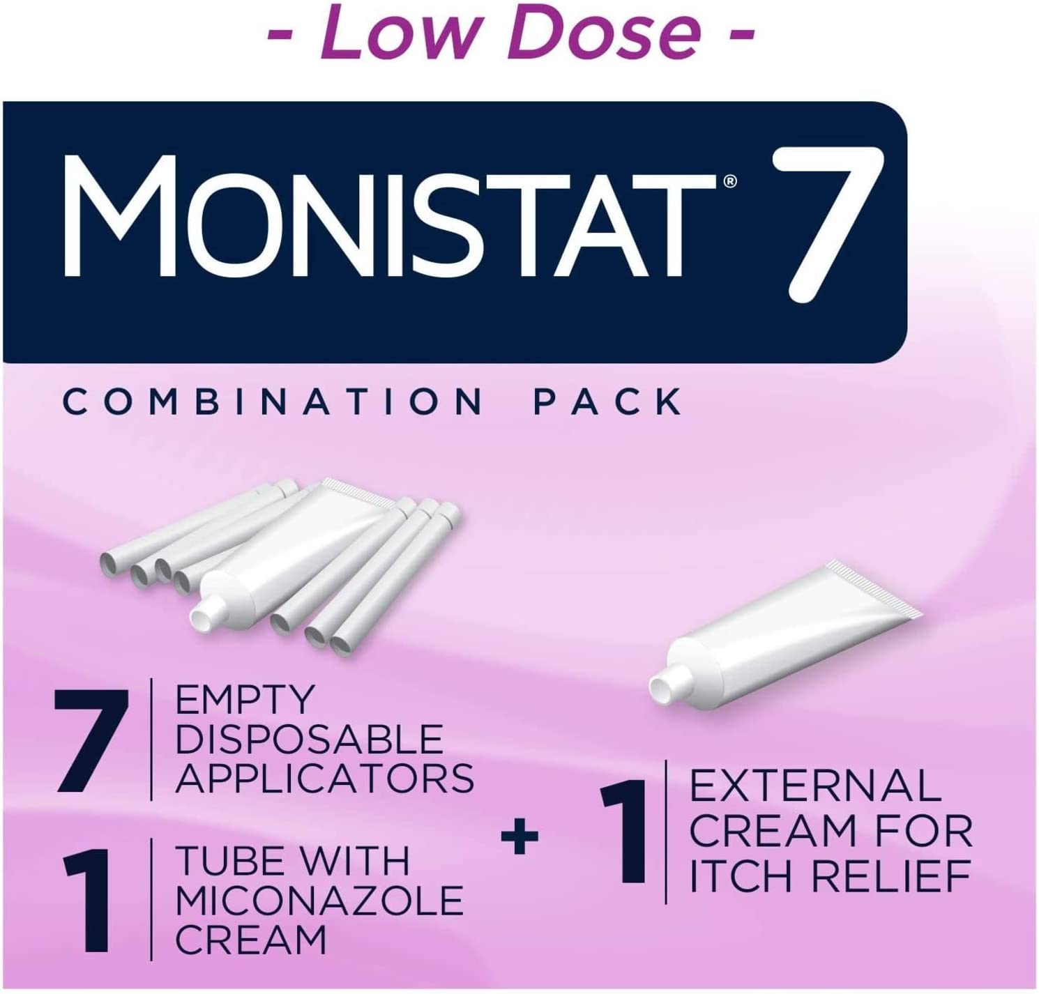 Monistat 7 cream tube ready for easy topical application