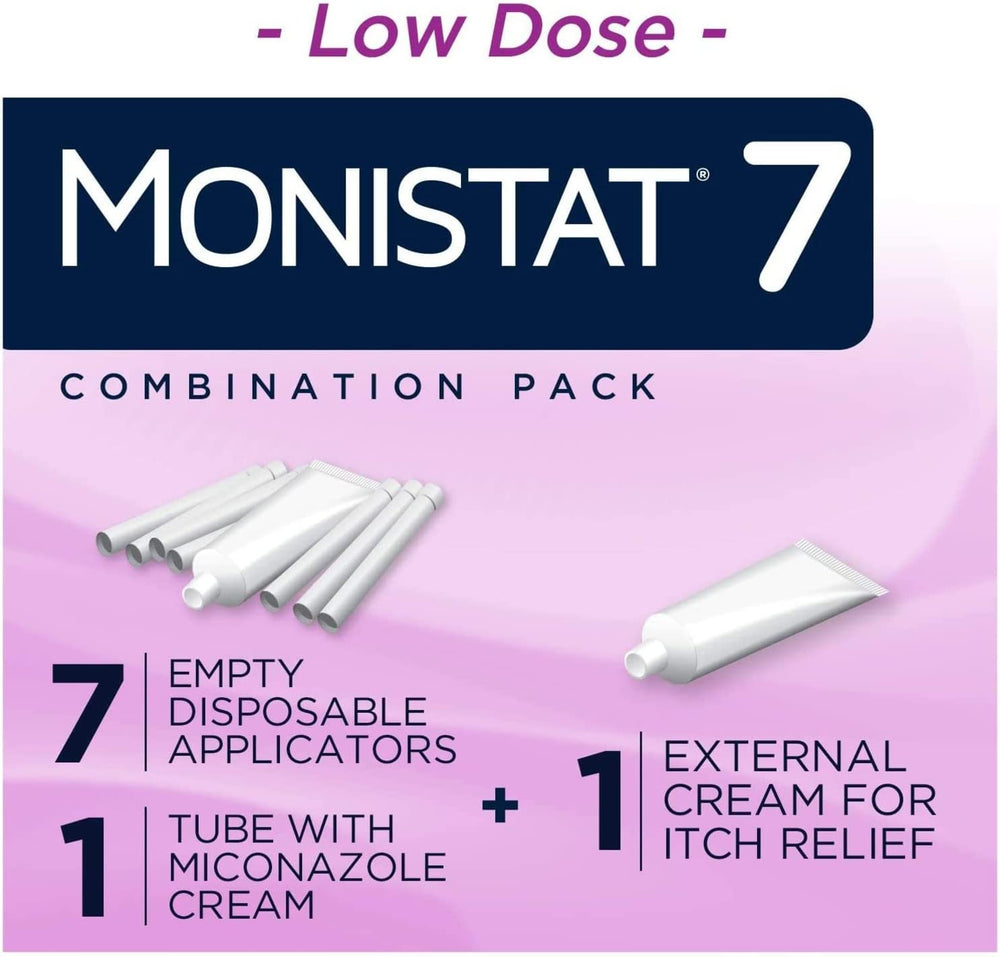 Monistat 7 cream tube ready for easy topical application