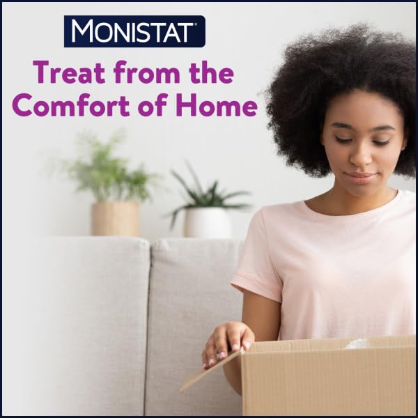 Monistat 7 kit displayed on bathroom counter for home care