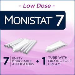 Monistat 7 pack of four boxes ready for multi-cycle use