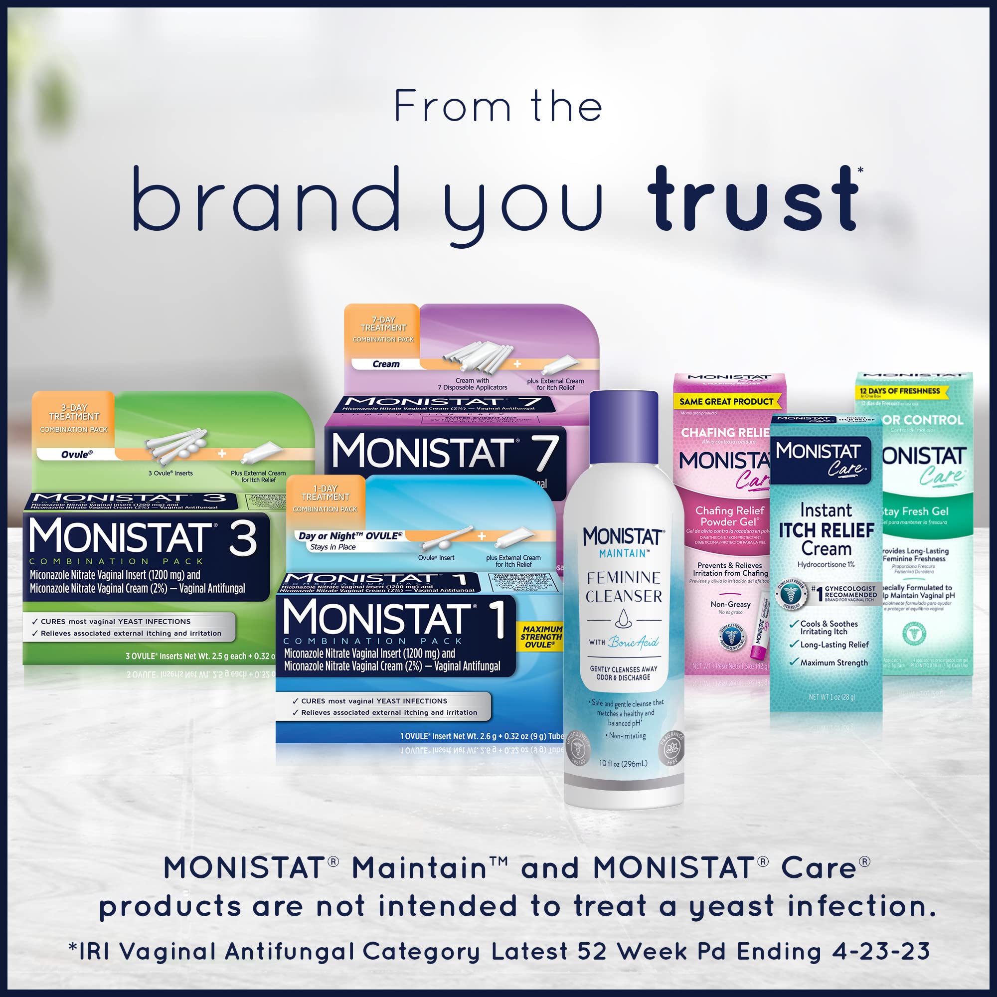 Monistat aloe vera and hydrocortisone formula for fast itch relief.
