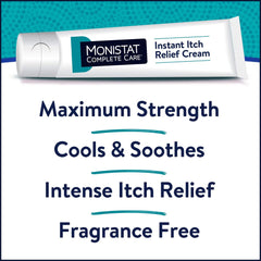Monistat aloe vera-infused cream image suggests soothing comfort during use.