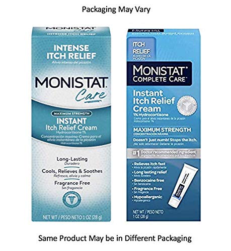 Monistat brand product shot displays ready-to-use feminine care solution.