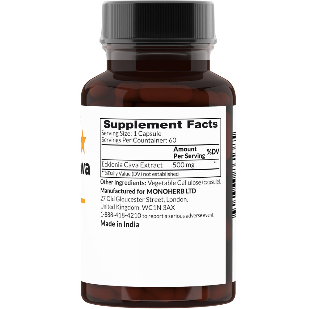 MONOHERB Ecklonia Cava Extract bottle ready for daily supplementation.