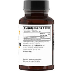 MONOHERB S-Acetyl L-Glutathione capsules for convenient daily antioxidant support