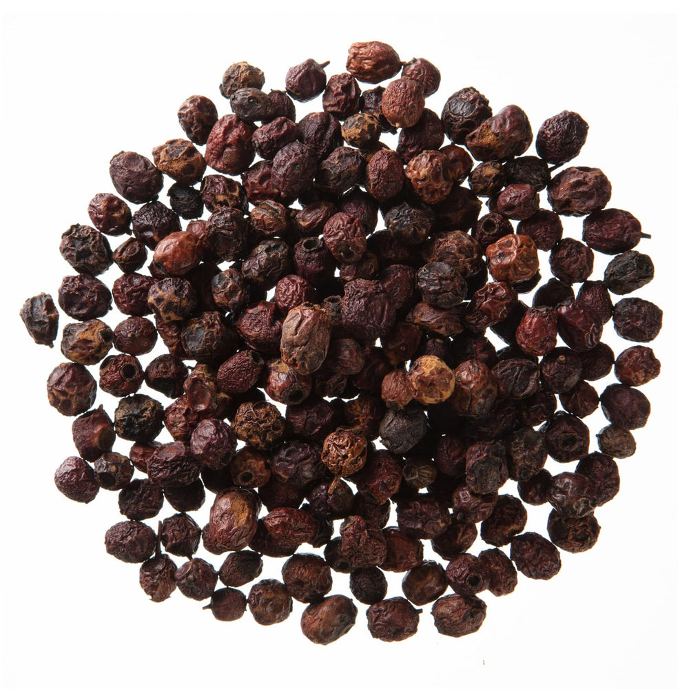 MONTEREY BAY HERB CO hawthorn berries close-up reveal rich texture.