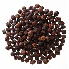 MONTEREY BAY HERB CO hawthorn berries close-up reveal rich texture.