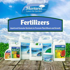Monterey Foli-Cal bottle ready for foliar calcium support on crops.