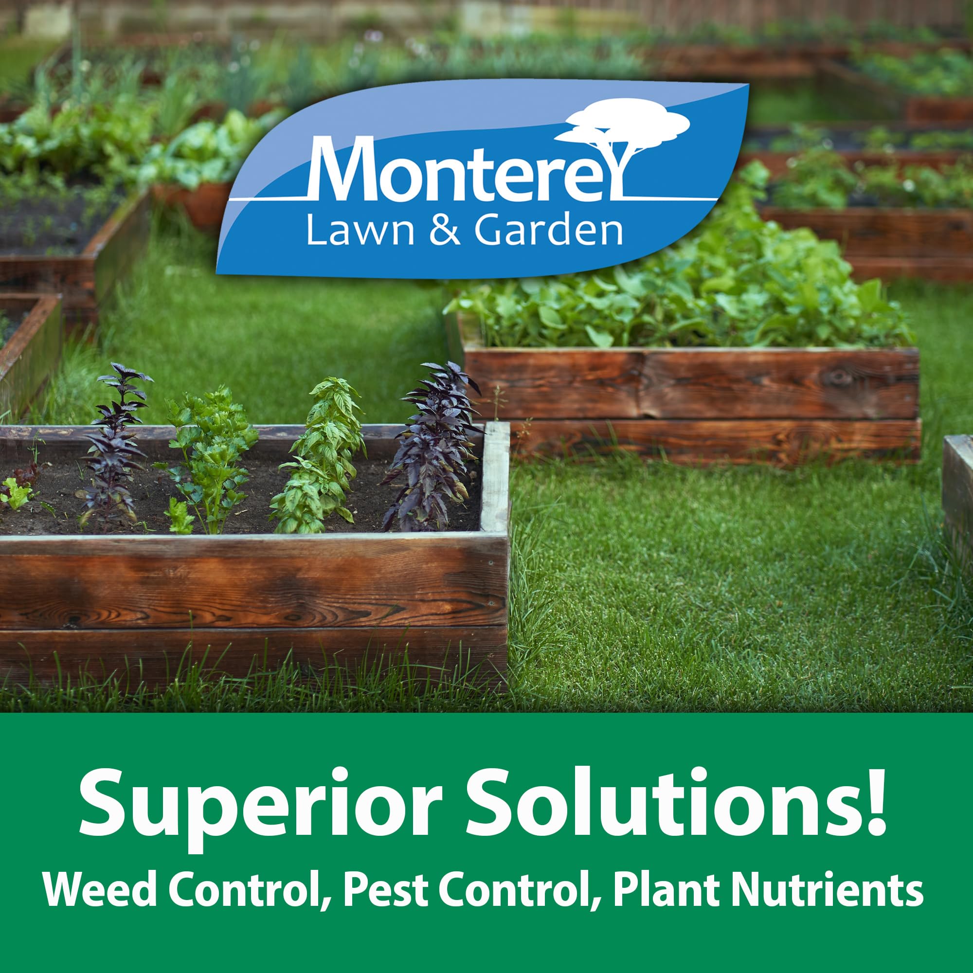 True leaf stage application on garden crops using Monterey Foli-Cal for early growth support.