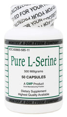 Montiff Pure L-Serine 500 mg bottle with capsules for daily use