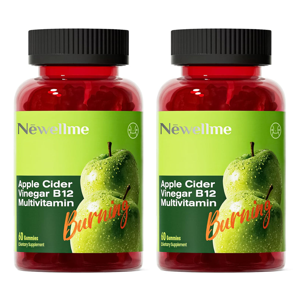 Montue NewellMe ACV Gummies bottle front shows sugar-free formula for daily wellness.