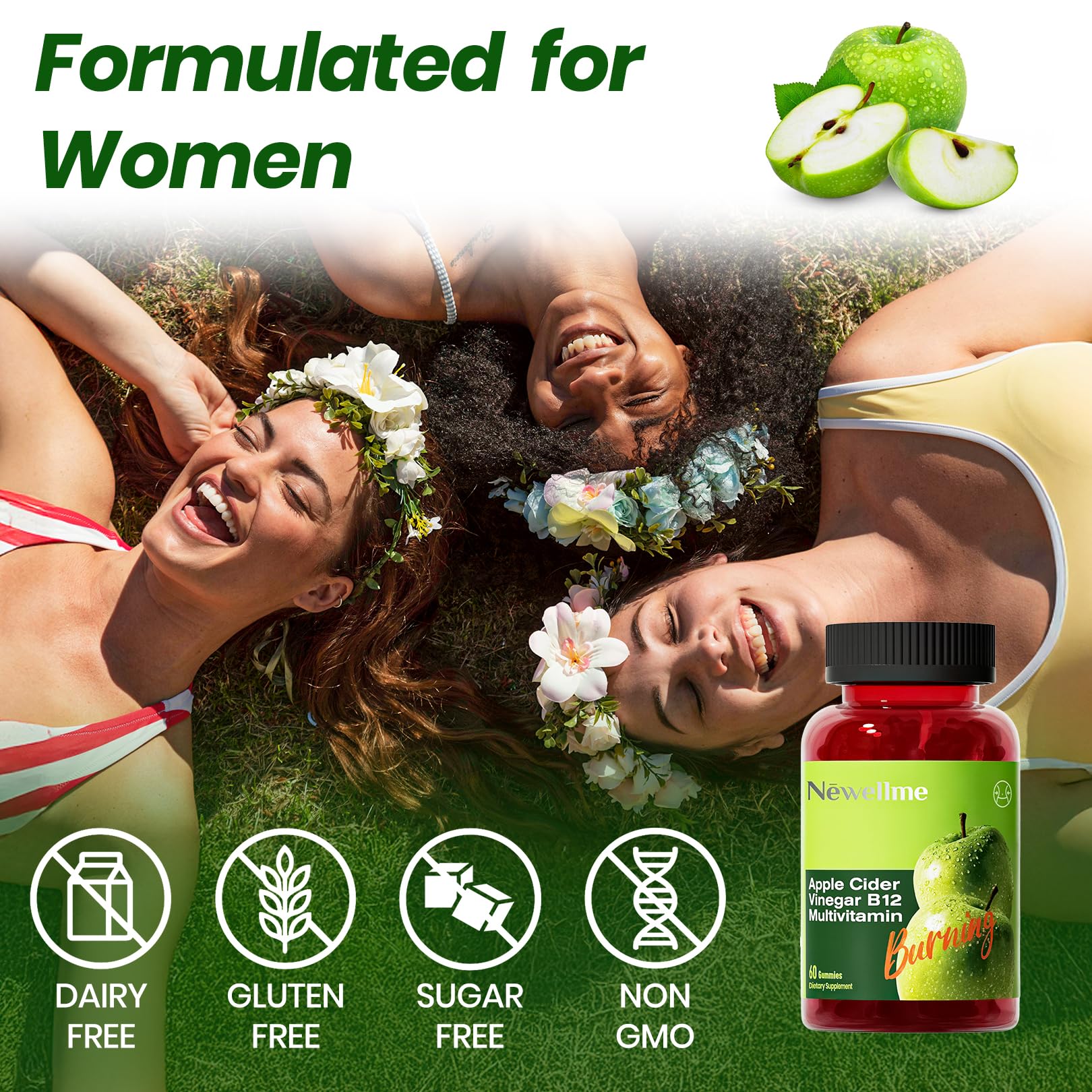 Montue NewellMe ACV Gummies on-the-go pack for travel and busy days.