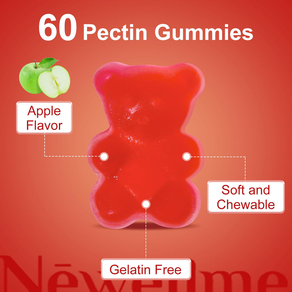 Montue Newellme digestive health gummies with ACV ingredients