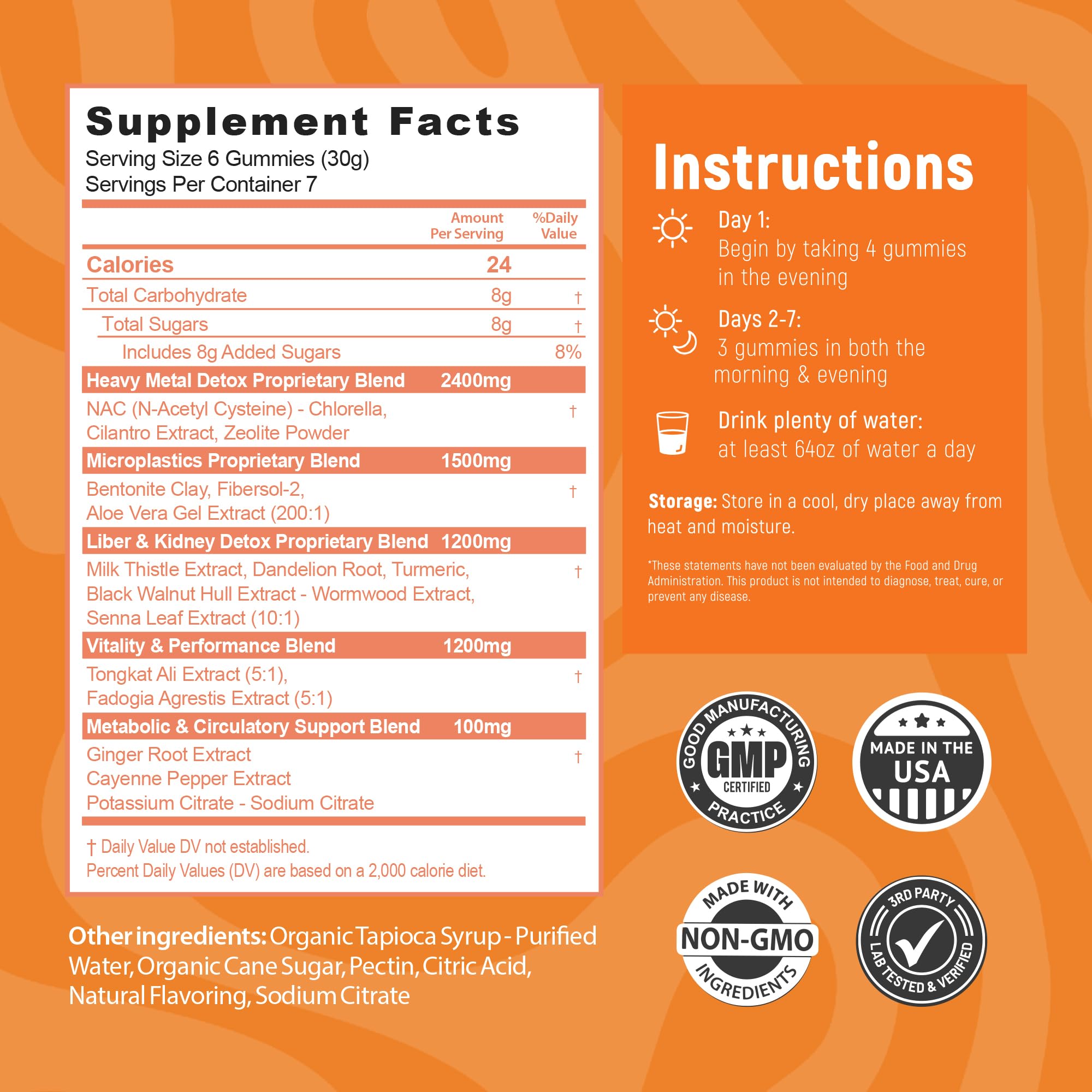 Monty NAC-Chlorella blend gummies close-up highlighting mineral and plant-based support.