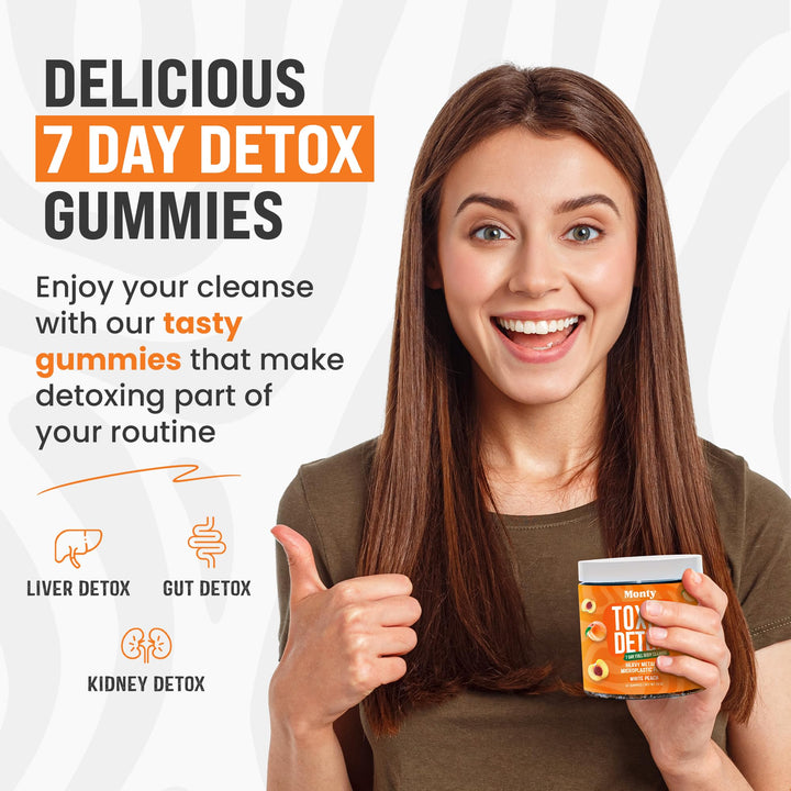 Monty Strawberry Lemonade flavor gummies conveying tasty daily wellness.