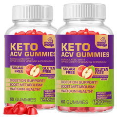 Mood Mingle Keto ACV Gummies bottle showcases convenient weight management support.