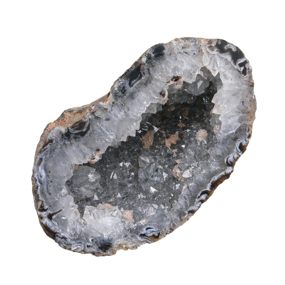 Mookaitedecor agate geode druzy cluster sparkling as a centerpiece for home decor