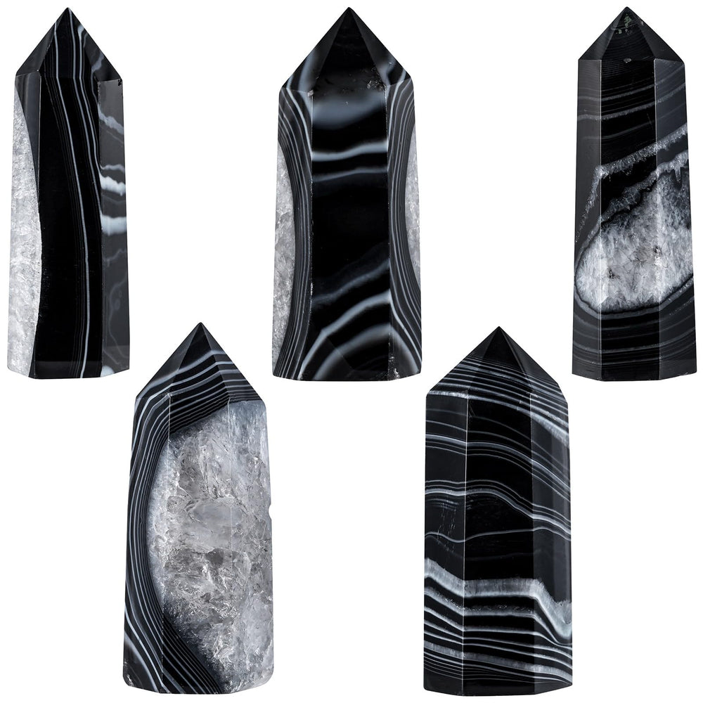 mookaitedecor agate wand packaging with gift box and bag ready to gift