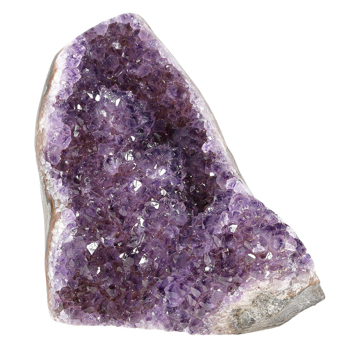 Mookaitedecor amethyst cluster stand display for elegant home or office decor.