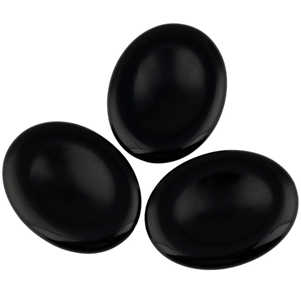 mookaitedecor obsidian palm stones pack for pocket carry and calm moments
