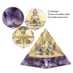 Brass Buddha statue in a meditation or altar setting