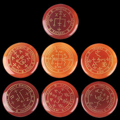 Mookaitedecor carnelian stone used in crystal grids with archangel symbols
