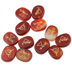 Mookaitedecor carnelian stones ideal for crystal therapy, meditation, and chakra balancing