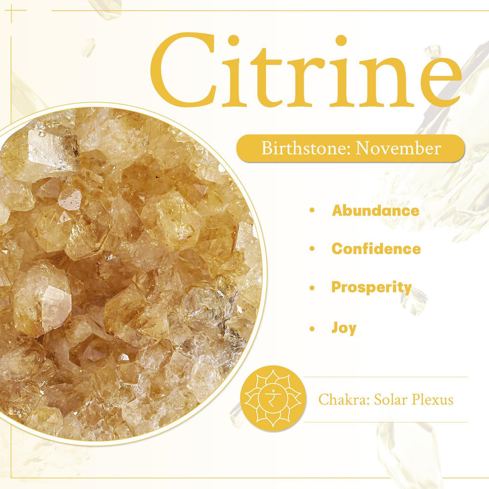 Mookaitedecor natural citrine cluster with flat base for easy tabletop placement.