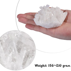 Mookaitedecor clear quartz cluster geode on full piece display enhances mineral collections.