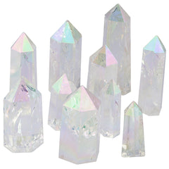 Mookaitedecor crystal wand packaged with velvet gift pouch for gifting.