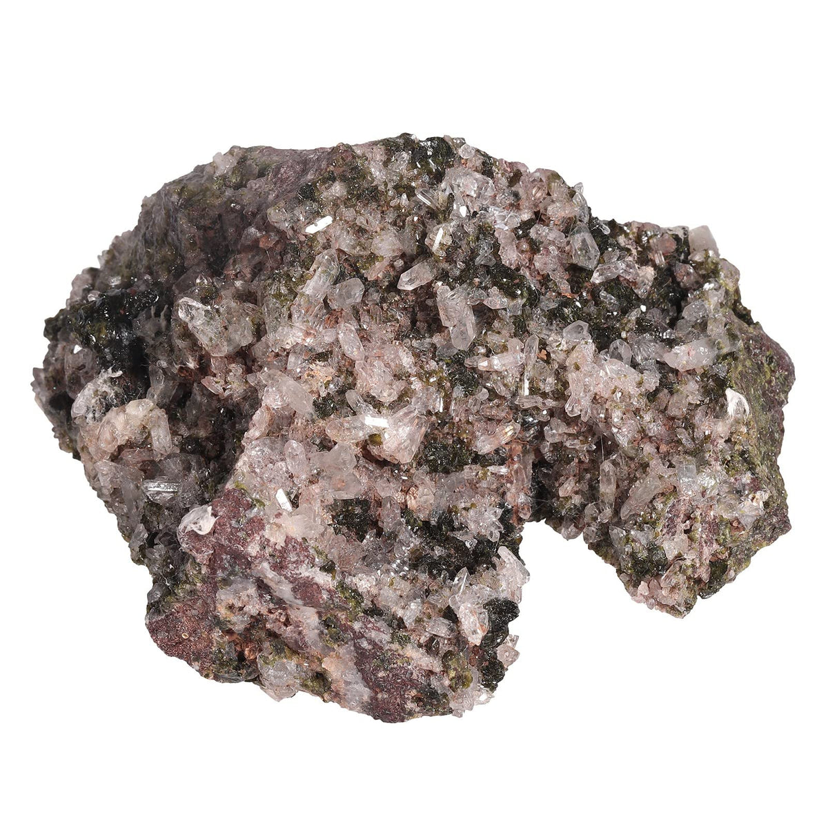 mookaitedecor epidote crystal cluster for meditation and balance