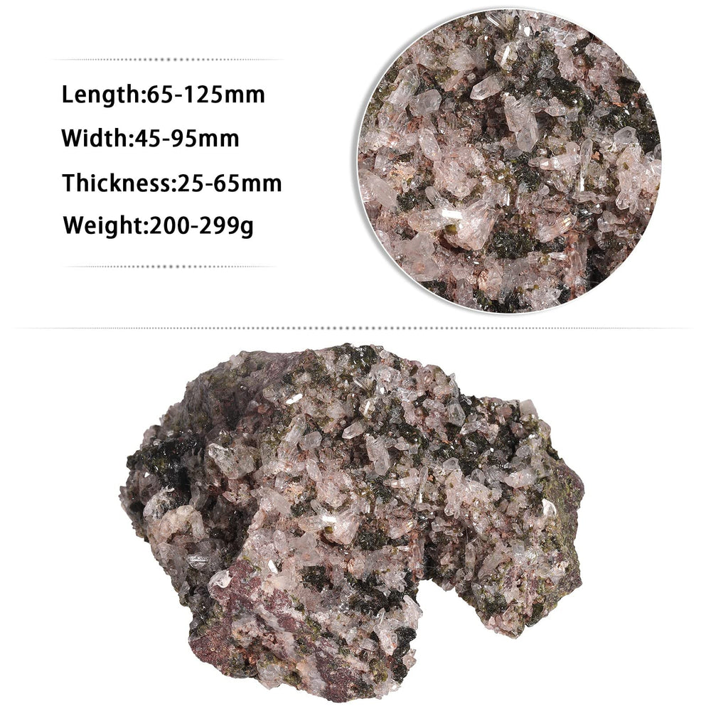 mookaitedecor epidote raw stone specimen enhancing home feng shui