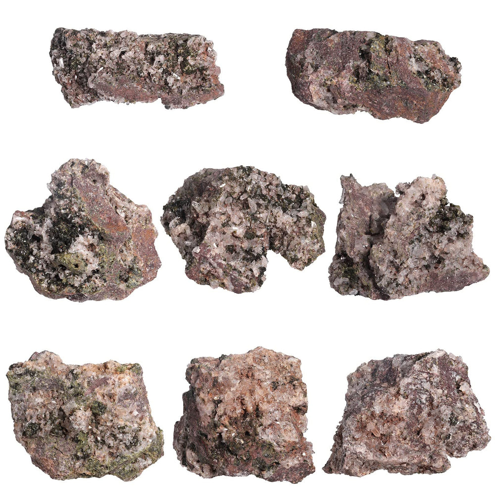 mookaitedecor epidote druzy cluster as decorative natural energy piece