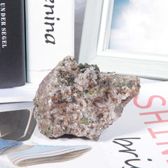 mookaitedecor epidote crystal for office desk calm atmosphere