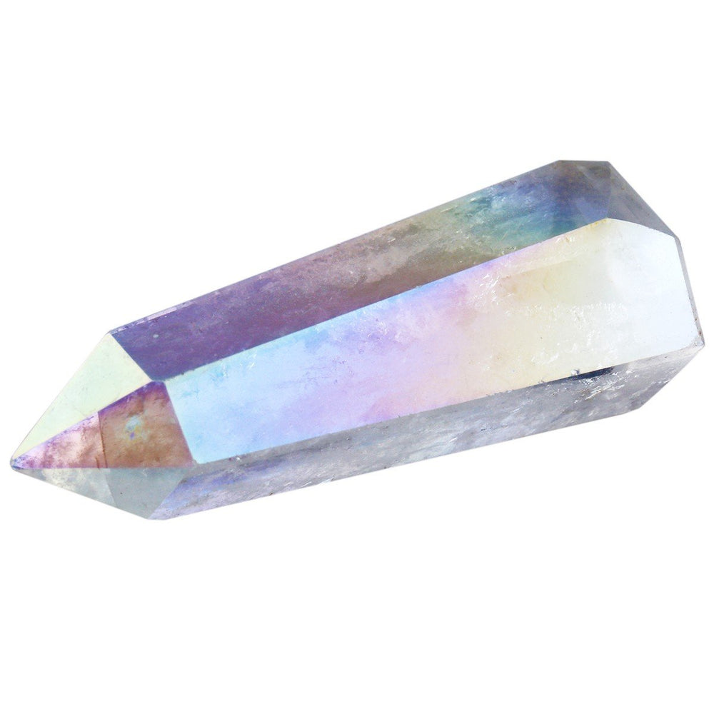 Mookaitedecor healing crystal wand with 6 facets for meditation and chakra balance.