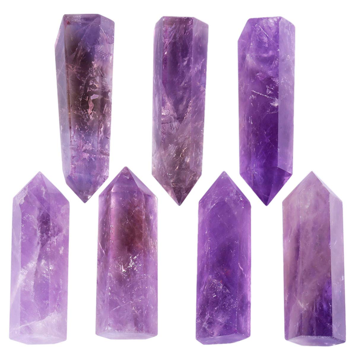 Mookaitedecor rainbow fluorite wand aids focus and protective balance.
