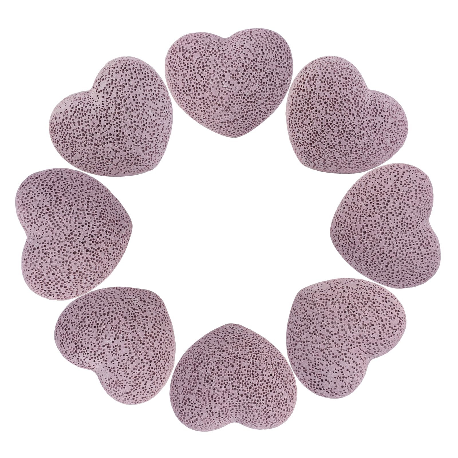 Mookaitedecor Healing Crystals Heart front view for meditation and chakra work.