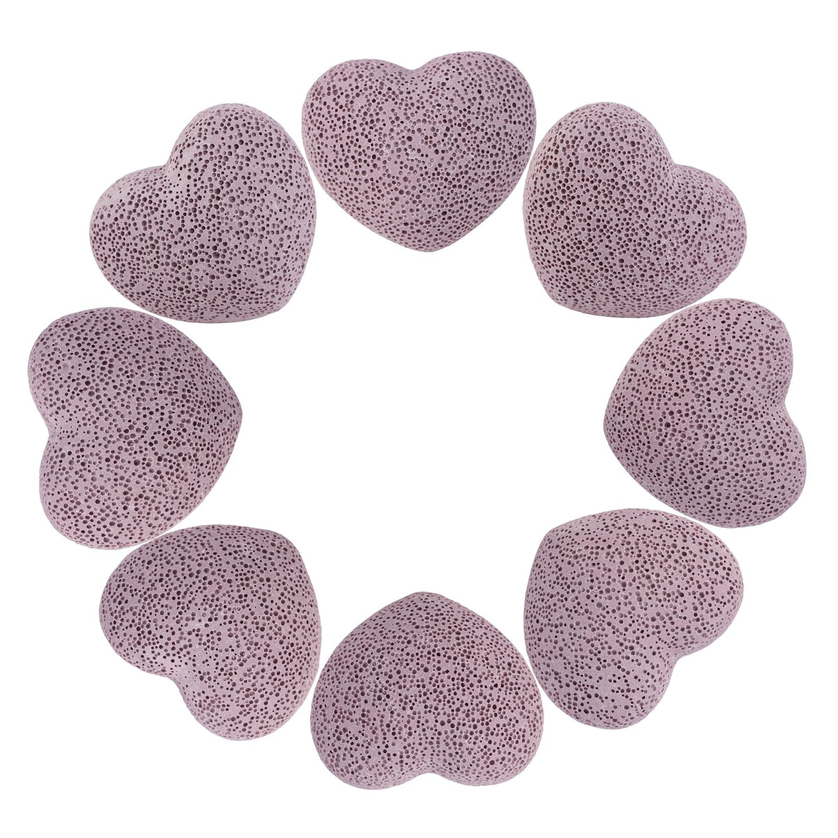 Mookaitedecor Healing Crystals Heart front view for meditation and chakra work.