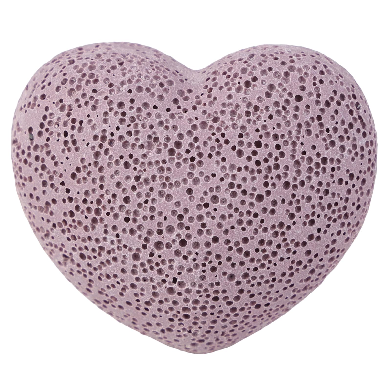 Mookaitedecor Healing Crystals Heart lava rock texture close-up for grounding and emotional balance.
