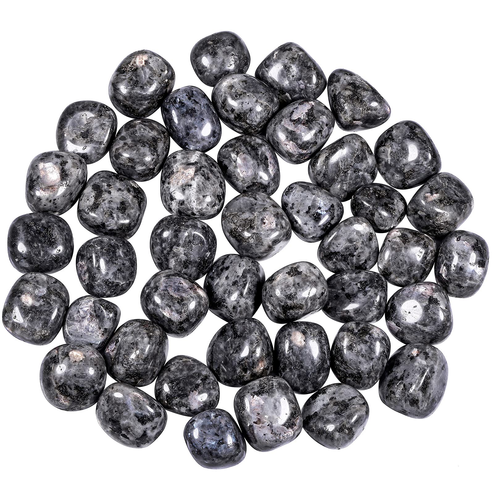 Mookaitedecor Irregular Labradorite stones for display and collection.